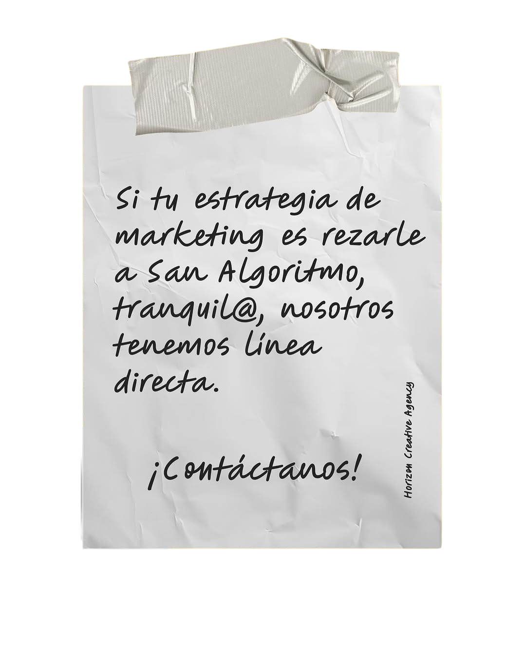 Flyer Horizon Pegatina